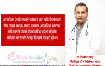 सावधान!अत्याधिक मात्रामा पेनकिलरको सेवनले हुनसक्छ मिर्गौला फेल